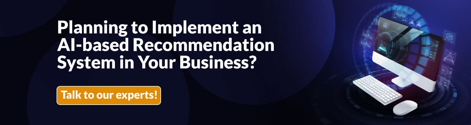 Implement AI based Recommendation System
