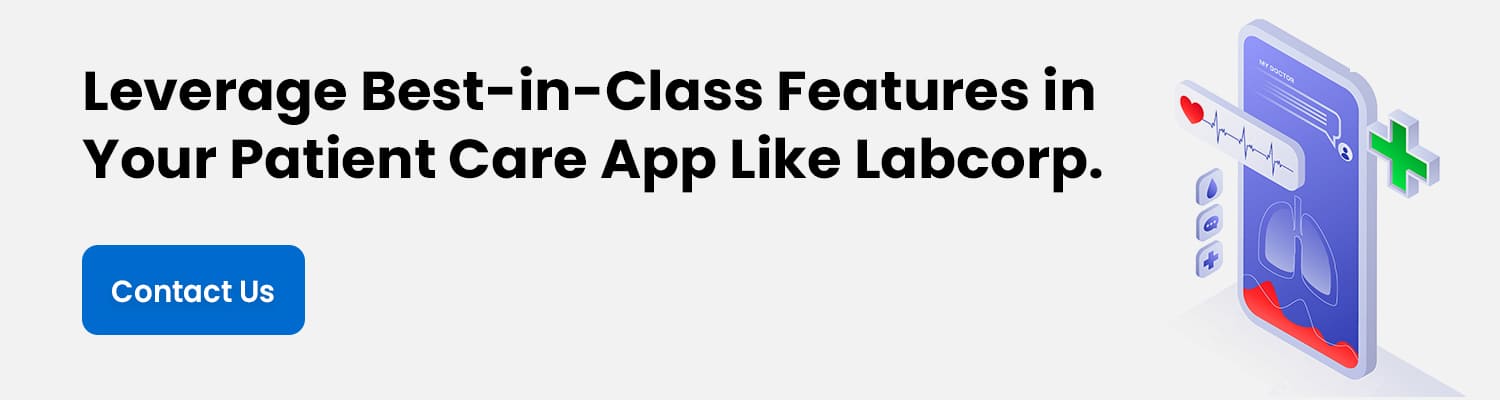 Features of App Like Labcorp