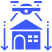Drone Surveillance for Large Facilities